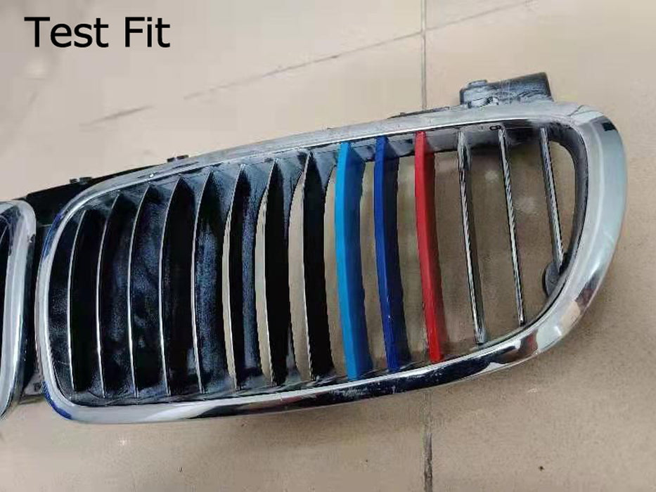 ///M-Colored Grille Insert Trims For 06-08 BMW E65/E66 7 Series w/14-Beam Grill