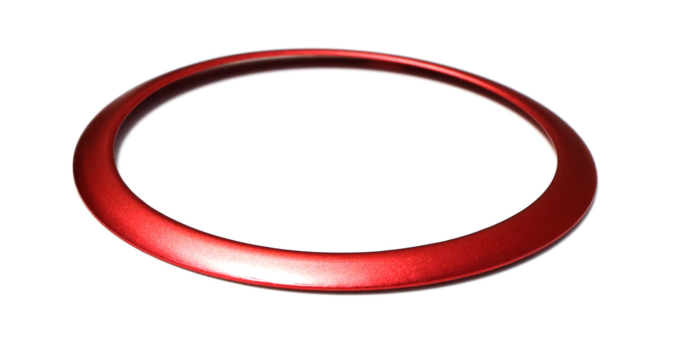 Aluminum Door Speaker Ring Cover Trims For 05-12 BMW E90 E92 3 Series M3, Red