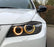 Real Carbon Fiber Headlight Eyebrow Eyelid Trims For BMW 2006-11 E90 3 Series 4D