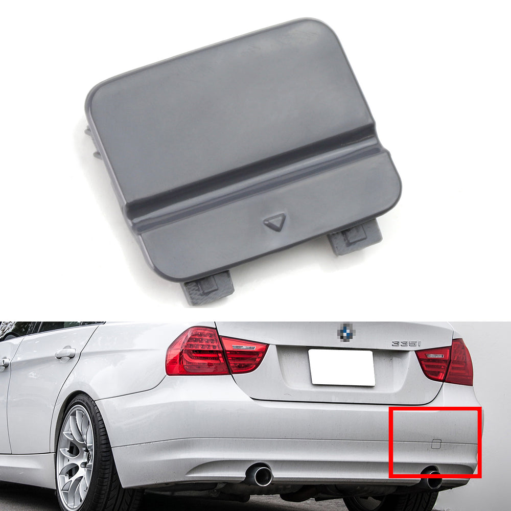 XWQ Front Bumper Tow Eye Hook Cover Cap Durable Replacement ABS 51117167575  for BMW E90 04-07 