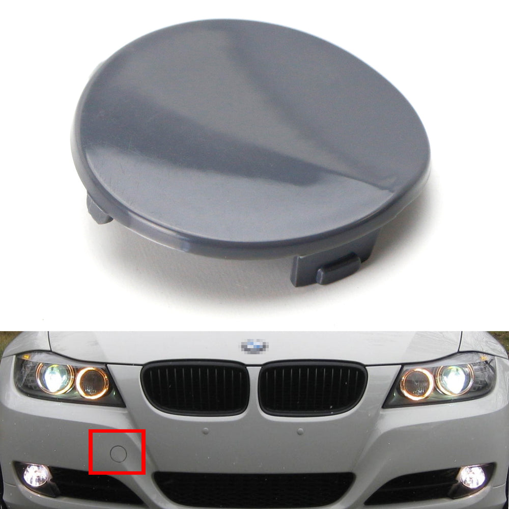 Front Bumper Tow Hook Cap Cover For 2009-12 BMW LCI Model 3 Series