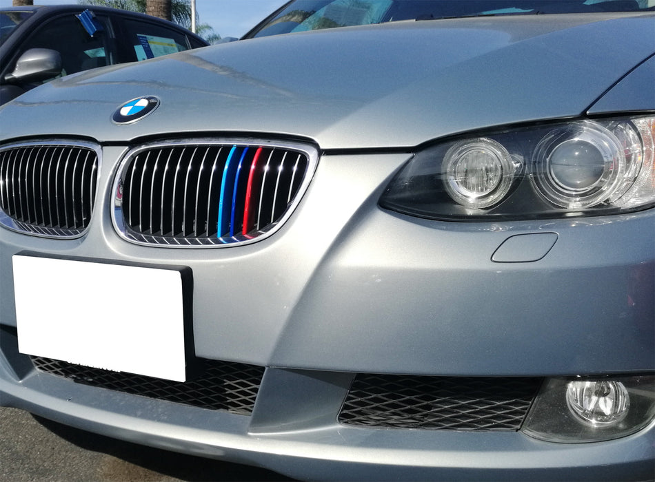 iJDMTOY Exact Fit ///M-Colored Grille Insert Trims Compatible with  2007-2010 BMW E92/E93 Pre-LCI 3 Series 2-Door Coupe 325i 328i 330i 335i  with 14-Beam ONLY - Yahoo Shopping