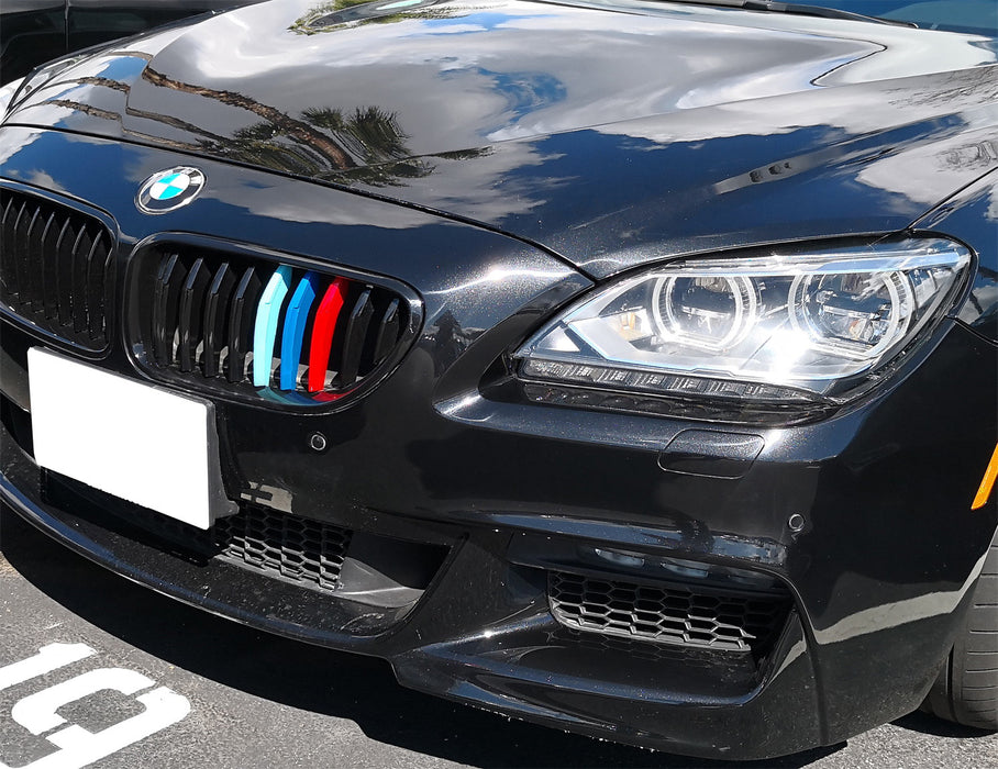 ///M-Color Grille Insert Trims For 2016-18 BMW F12 F13 6 Series 640i 650i 2-Door