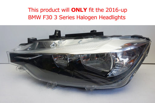 Xenon White CANbus Front LED Turn Signal For 16-18 BMW 3 Series Halogen Headlamp