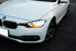Glossy Black White LED Strip Bumper Side Marker Lights For 16-19 BMW 3 4 Series