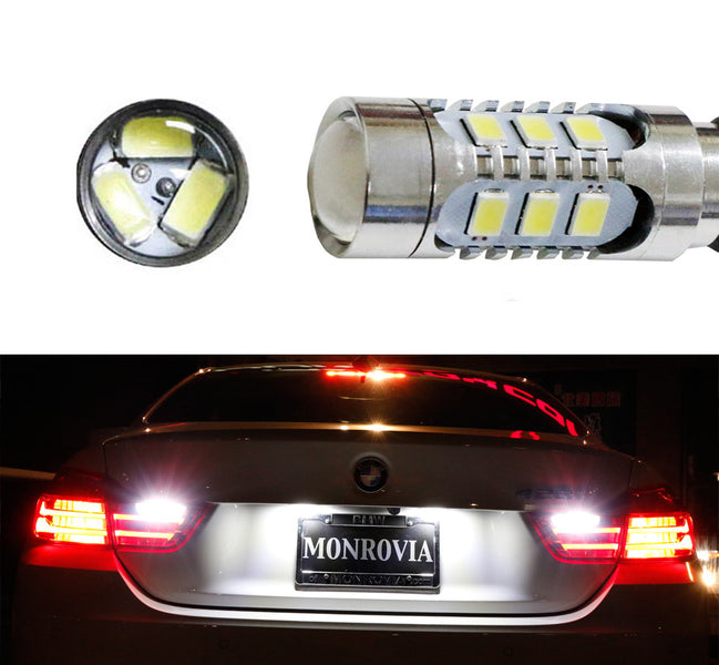 H21W BAY9S LED Reverse Light Bulbs For BMW F30 LCI 3 Series & F80 M3 (2016+) - 6000K White - CANbus Error Free