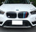 ///MSport 3-Color Grille Insert Trims For 16-19 BMW X1 Sport Center Kidney Grill