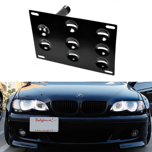 Front Bumper Tow Hook License Plate Mounting Bracket Holder For BMW 3 5 6 X MINI