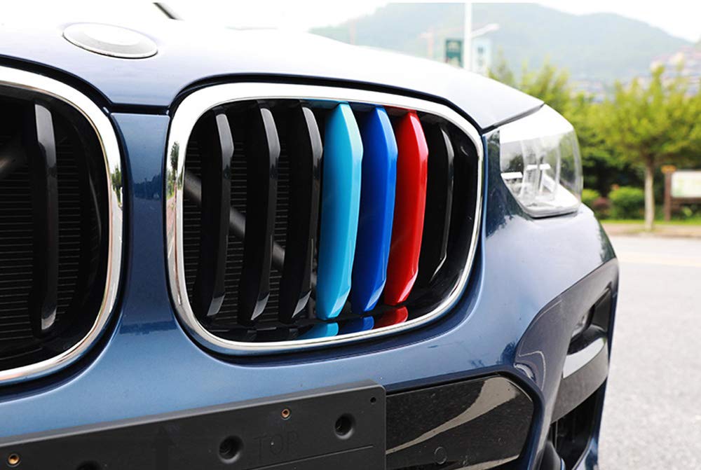 ///M-Colored Grille Insert Trims For 2022-up BMW LCI G01 X3 w/ 7-Beam Grill