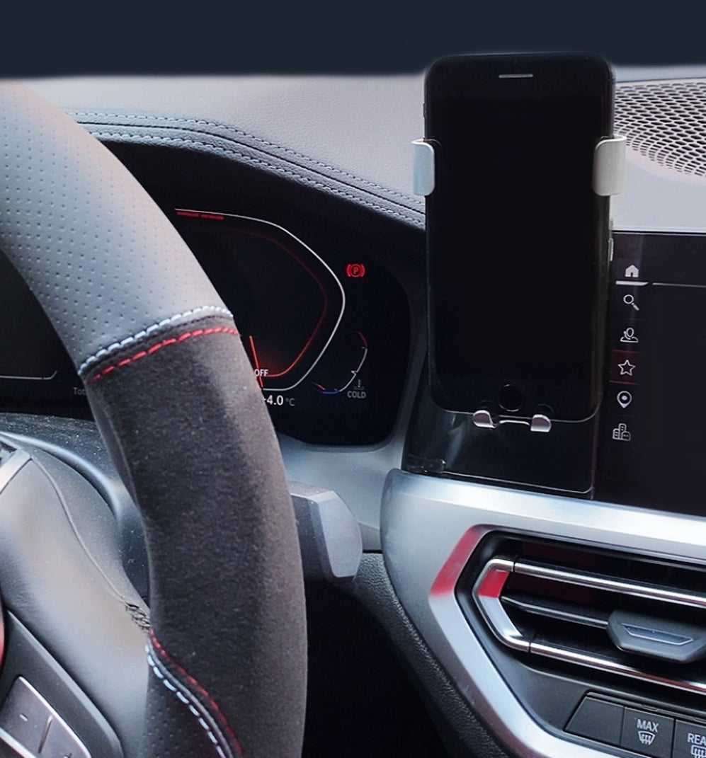 Smartphone Gravity Holder w/Exact Fit Dash Mount For BMW G20/G21 3 Ser ...