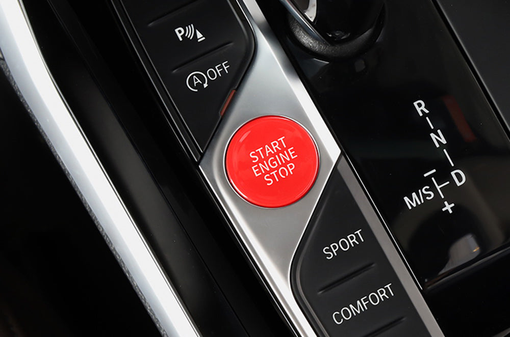 Euro Sports Red Engine Push Start Button For BMW Gxx 2 3 4 8 Series X5 X6 X7 Z4