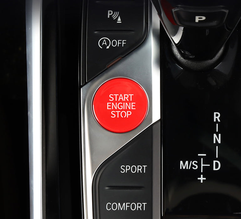 Euro Sports Red Engine Push Start Button For BMW Gxx 2 3 4 8 Series X5 X6 X7 Z4