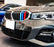 ///M-Color Grille Insert Trims For 19-22 BMW G20 3 Series w/ 8-Beam Kidney Grill