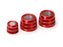Red Aluminum AC Climate Control Radio Volume Knob Ring Covers For 17-up 5 Series