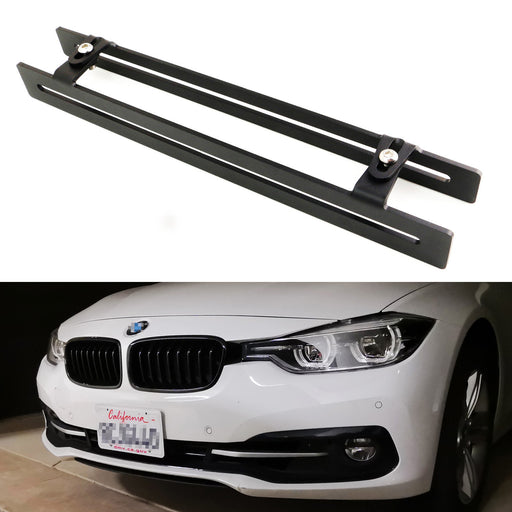 Lower Grille License Plate Mounting Bracket For 12-18 BMW F30 Sedan 3 Series etc