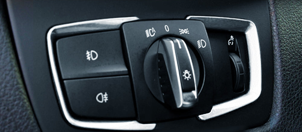 BMW Series X5 X6 Headlight Switch Surrounding Decorative Trims — 