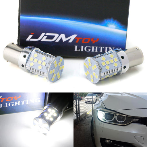 White Error Free 50W CREE 7507 LED Bulbs For BMW 1 2 3 4 Series Turn Signal Lamp