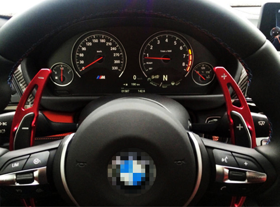 Red Steering Wheel Paddle Shifter Extension Cover For F87 M2, F80 M3, F82/F83 M4