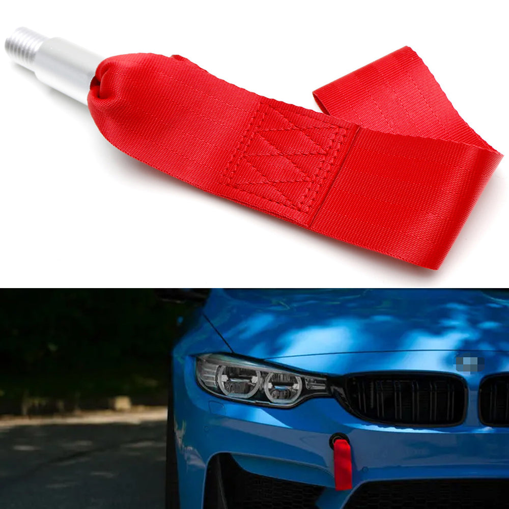 Red Racing Style Tow Hook Towing Strap For BMW F30 F35 F10 3 4 5 Serie —  iJDMTOY.com