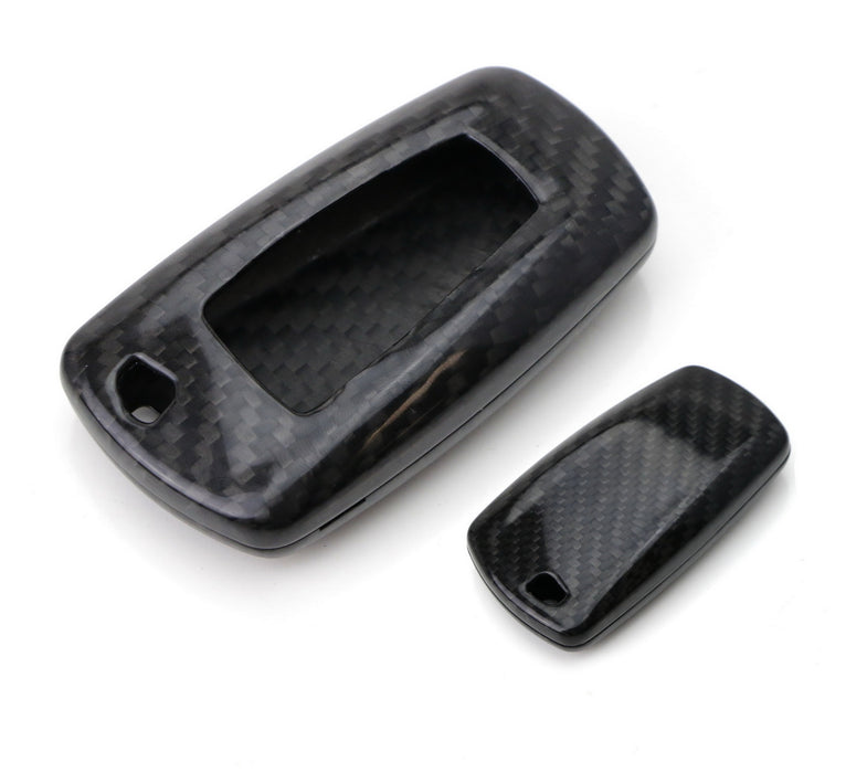 Real Carbon Fiber Key Fob Cover Case Shell For BMW 1 2 3 4 5 6 7 Series X1 X3 X4