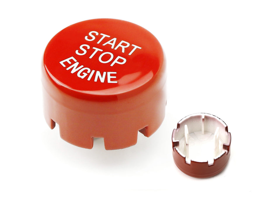 Red Engine Push Start Button Cover For BMW Fxx 2 3 4 5 7 X Series w/Auto Start