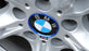Blue Aluminum Wheel Surrounding Ring Decoration Trims For BMW 68mm Center Caps
