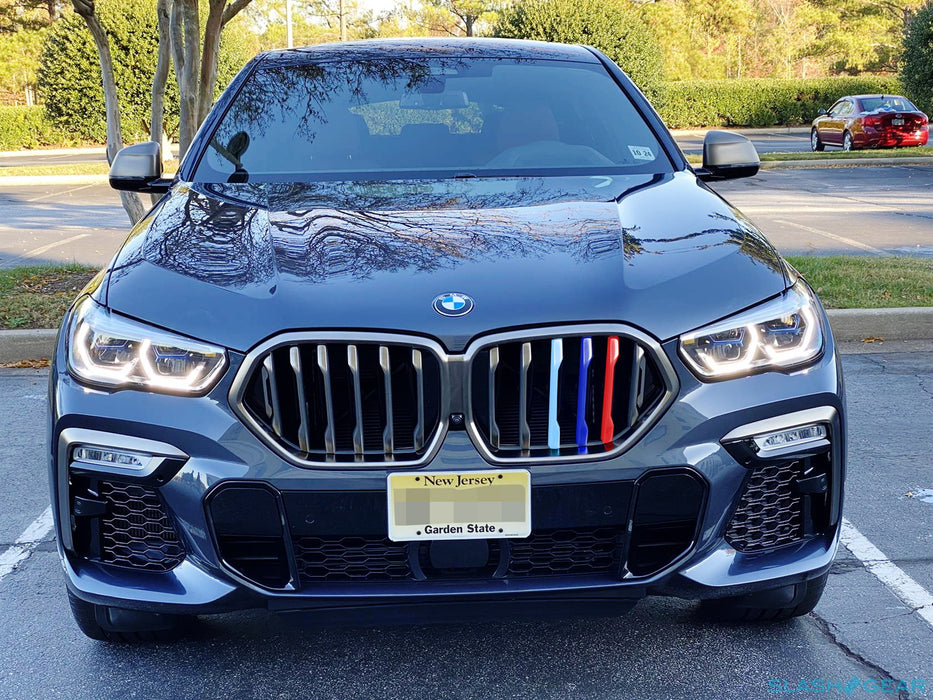 ///M-Colored Grille Insert Trims For 2020-up BMW G06 X6 w/ 6-Beam Kidney Grills