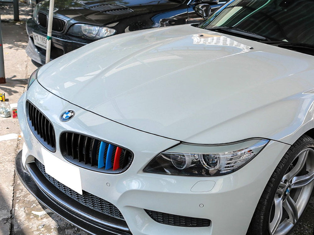 ///M-Color Grille Insert Trims For 2009-16 BMW E89 Z4 w/ 9 Standard Gr ...