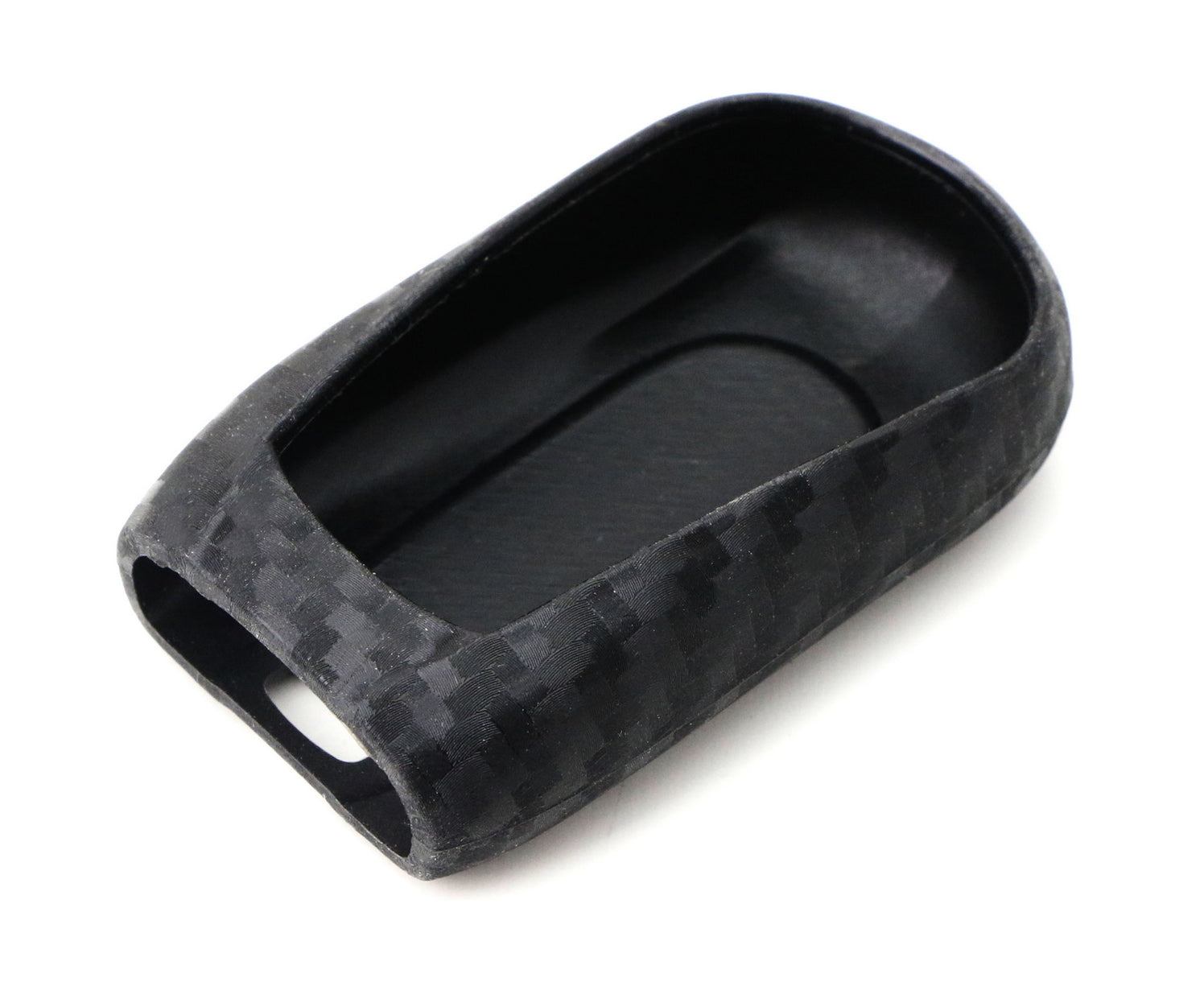 IJDMTOY Carbon Fiber Pattern Silicone Key Fob Cover For Lexus (IS, ES, GS, RX, Etc.) - Protective Case