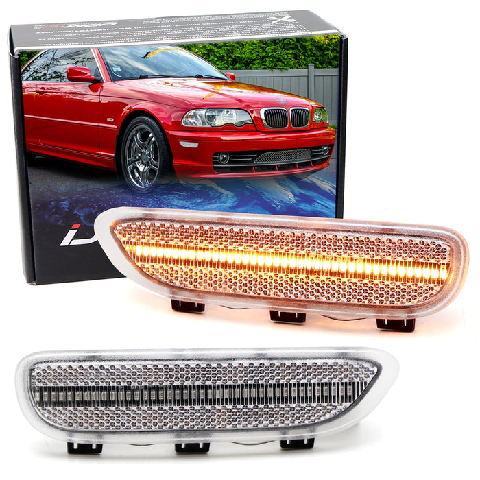 thumbnail image 2 of Amber Bumper Side Marker Reflectors For BMW E46 M3 Coupe 2001-2006 – Left & Right 2 of 3