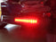 Red Lens 54-SMD LED Bumper Reflector Marker Lights For Cadillac CTS GMC Acadia