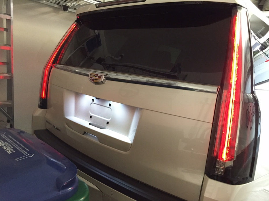 Exact Fit LED License Plate Light Assy For Escalade Yukon Chevy Suburban Malibu