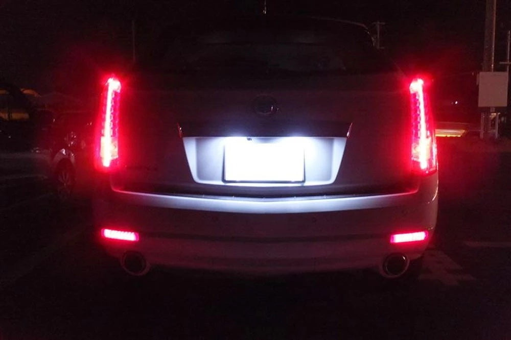 OE-Fit White 3W Full LED License Plate Light For 08-10 Cadillac CTS CTS-V Sedan