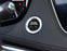 Black Real Carbon Fiber Keyless Engine Push Start Button For Cadillac Chevy GMC