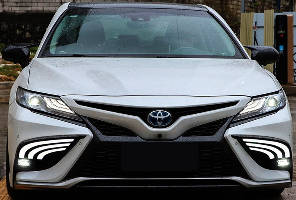 LEDIN Fog Lights Kit Compatible for 2021 2022 Toyota Camry SE XSE， OE Style  並行輸入品 品質証明書付き