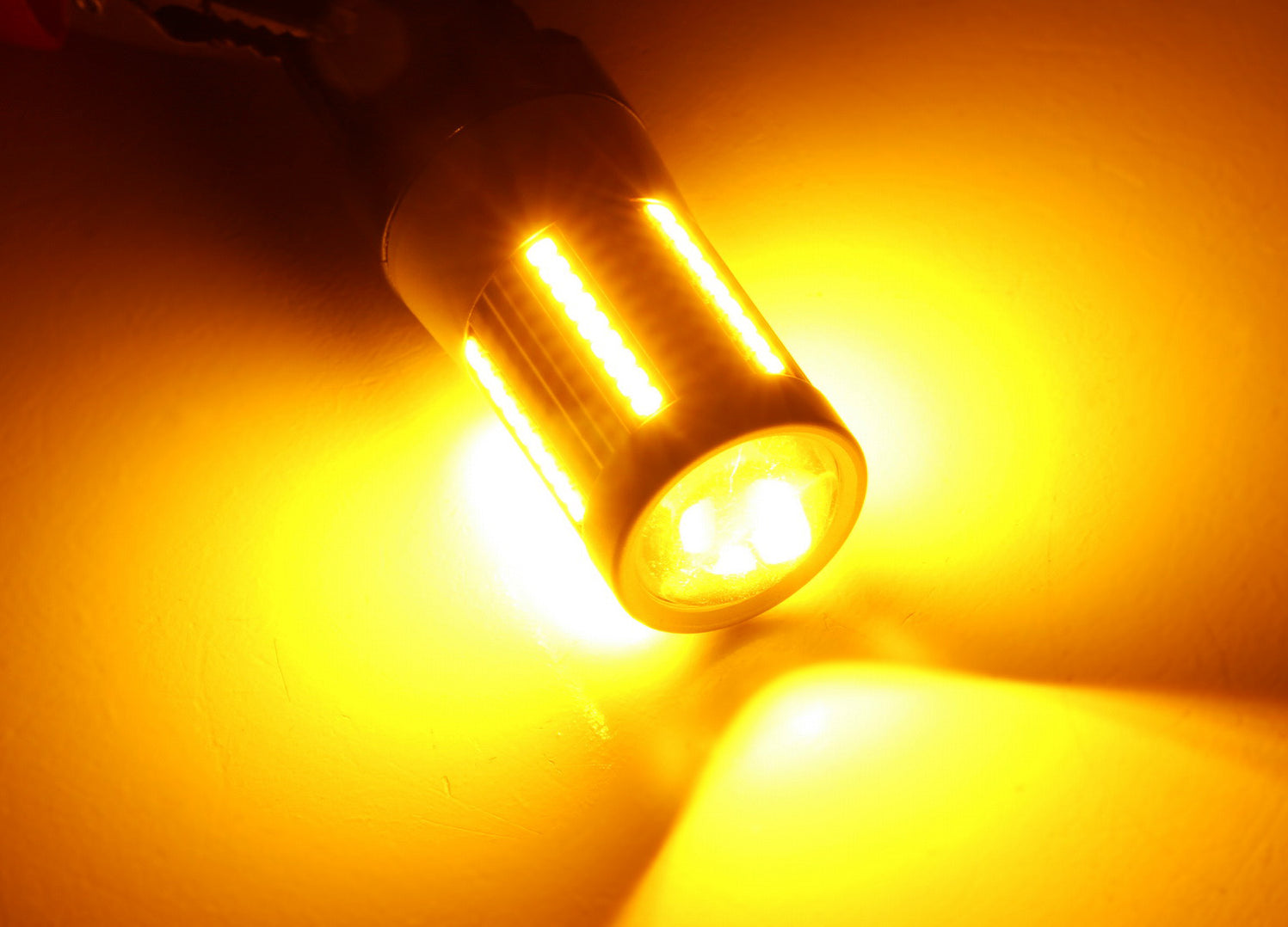 No Hyper Flash 24W Amber 7440 W21W T20 LED Bulb For Front/Rear Turn