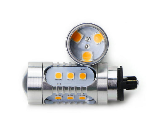 Amber CAN-bus PWY24W LED Front Turn Signal Bulbs For Audi BMW MINI Mercedes VW