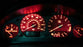 Red Projector Head 37 73 74 79 T5 Gauge Cluster Background Lighting LED Bulbs