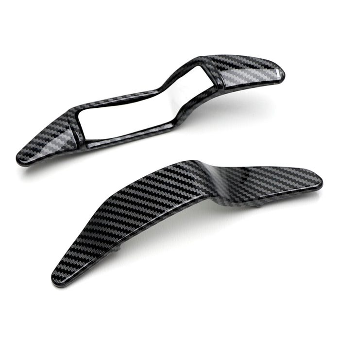 Twill-Weave Carbon Style Steering Wheel Paddle Shifter For MINI R56 R58 R60 R61