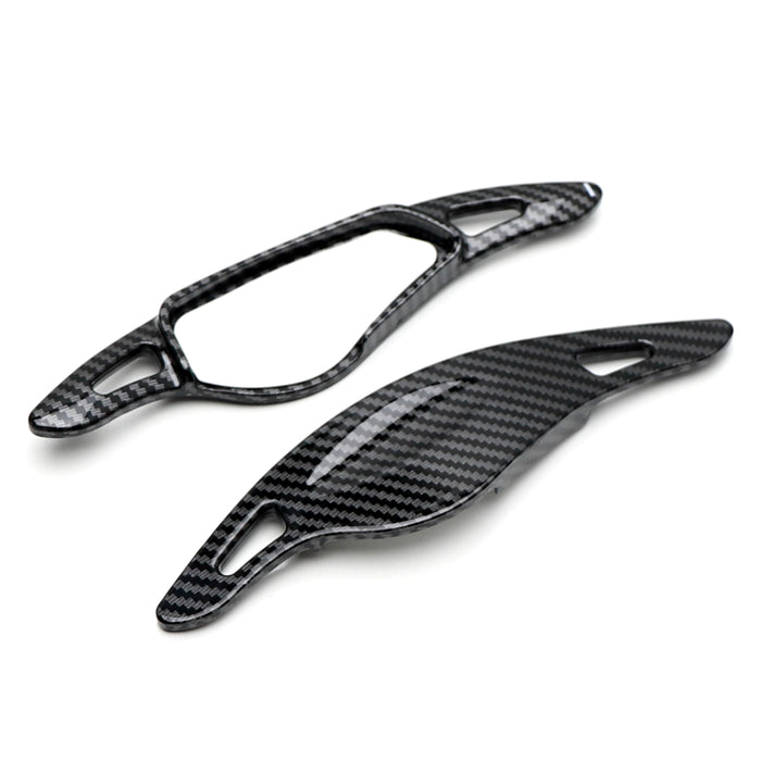 Twill-Weave Carbon Style Steering Wheel Paddle Shifter For BMW 3 4 5 X A90 Supra