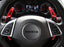 Red Steering Wheel Paddle Shifter Extensions For Chevy 14-19 C7 Corvette, Camaro