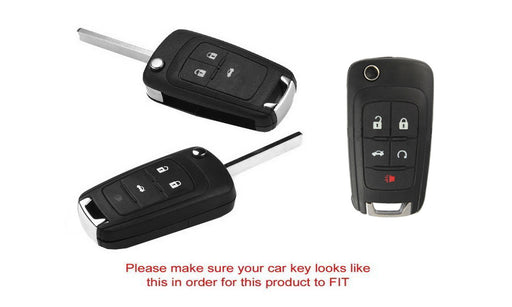 Exact Fit Glossy Black Smart Key Fob Shell Cover For Chevrolet GMC 3 4 5 Buttons