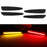 Smoke Lens LED Strip Front & Rear Side Marker Lights For 05-13 Chevy Corvette C6