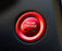Red Keyless Engine Push Start Button & Surrounding Ring For Cadillac Chevy GMC