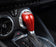 Red Real Carbon Fiber Shift Knob Cover Shell For Chevy 16-up Camaro Automatic T