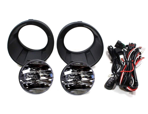 Complete Smoked Lens Fog Lights w/ Bezel Cover, Wirings For 2010-13 Camaro LS LT
