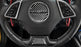 Carbon Fiber Steering Wheel Center Decoration Trim For 2016-up Chevrolet Camaro