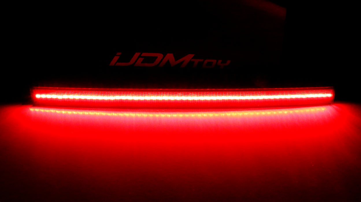 Smoked Lens LED Rear Bumper Reflector Light Kit For 14-19 Chevrolet C7 Corvette