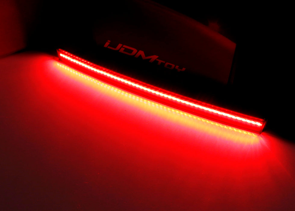 Red Lens LED Rear Bumper Reflector Light Kit For 2014-2019 Chevrolet C7 Corvette