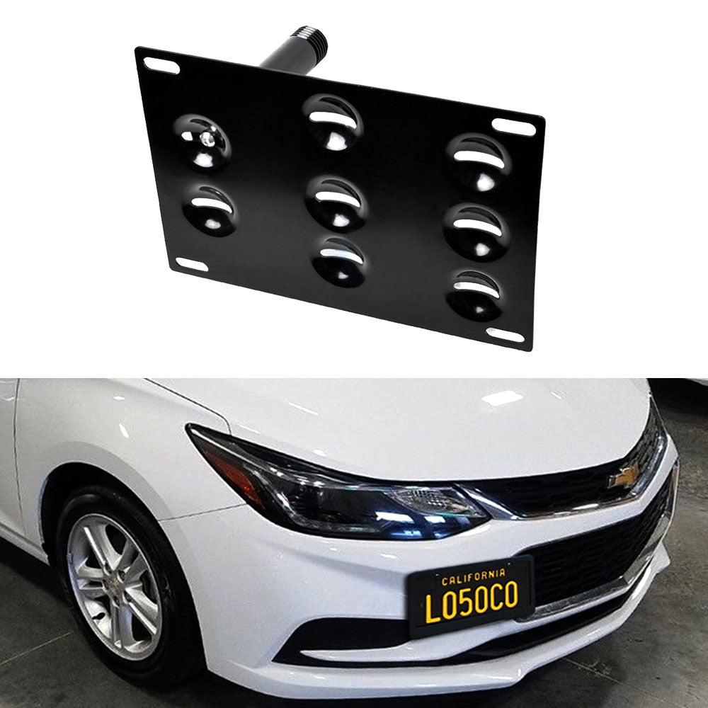 Front Bumper Tow Hook License Plate Bracket Adapter For 17-up Gen2 Che —  iJDMTOY.com